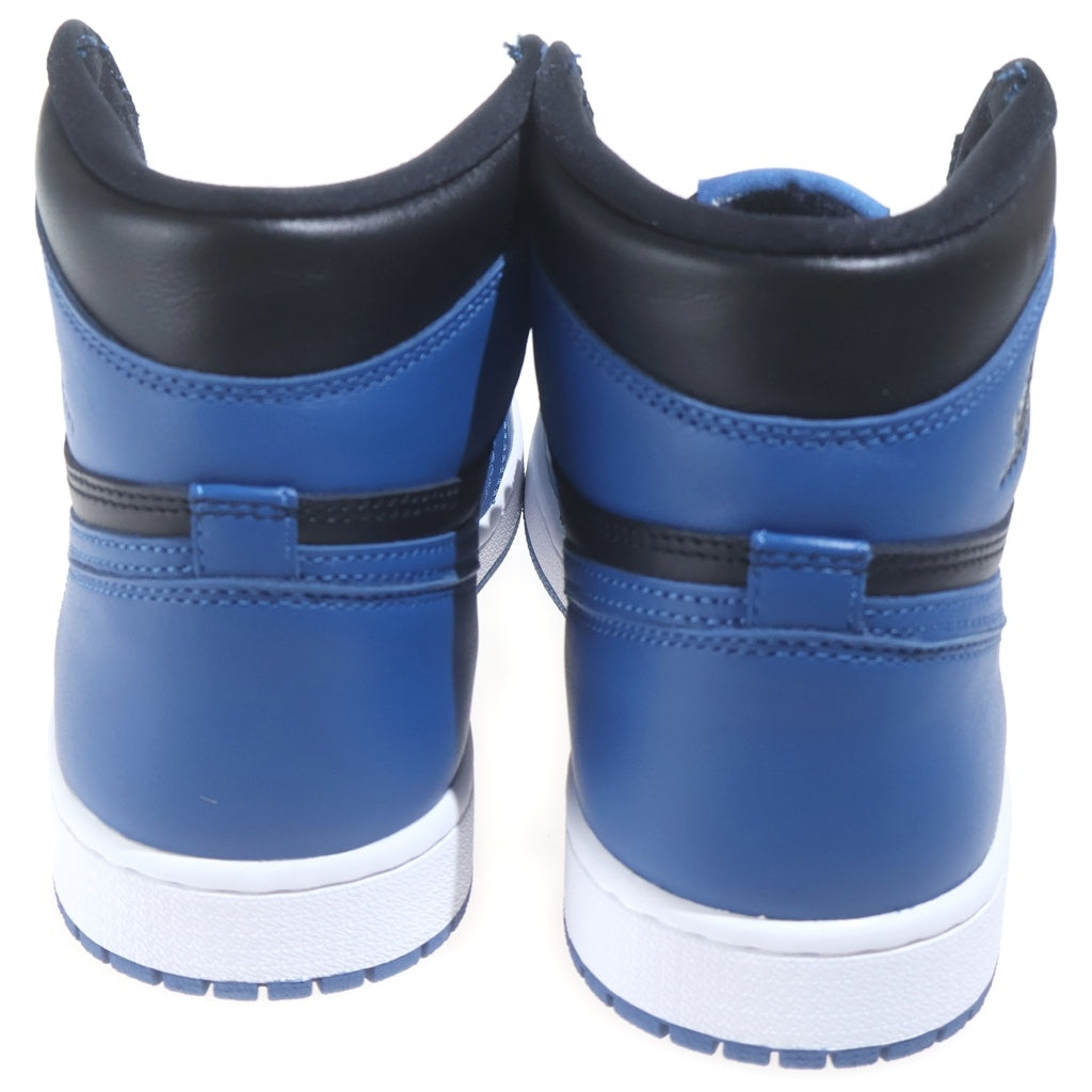 NIKE(ナイキ) AIR JORDAN1 RETRO OG DARK MARINA BLUE エアジョーダン レトロ ダークマリーナブルー ハイカットスニーカー ブラック/ブルー US8/27.0cm 555088-404