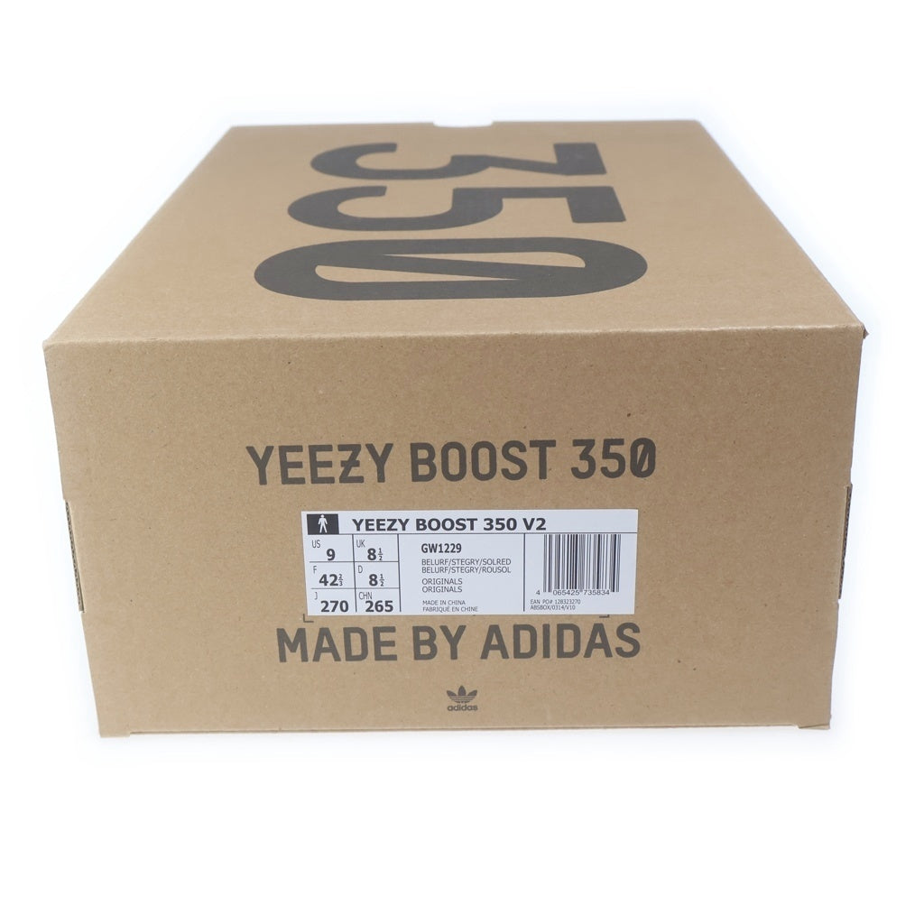 YEEZY(イージー) Boost 350 V2 Beluga Reflective ブースト350V2 ベルーガ リフレクティブ ローカットスニーカー ブラック/レッド GW1229
