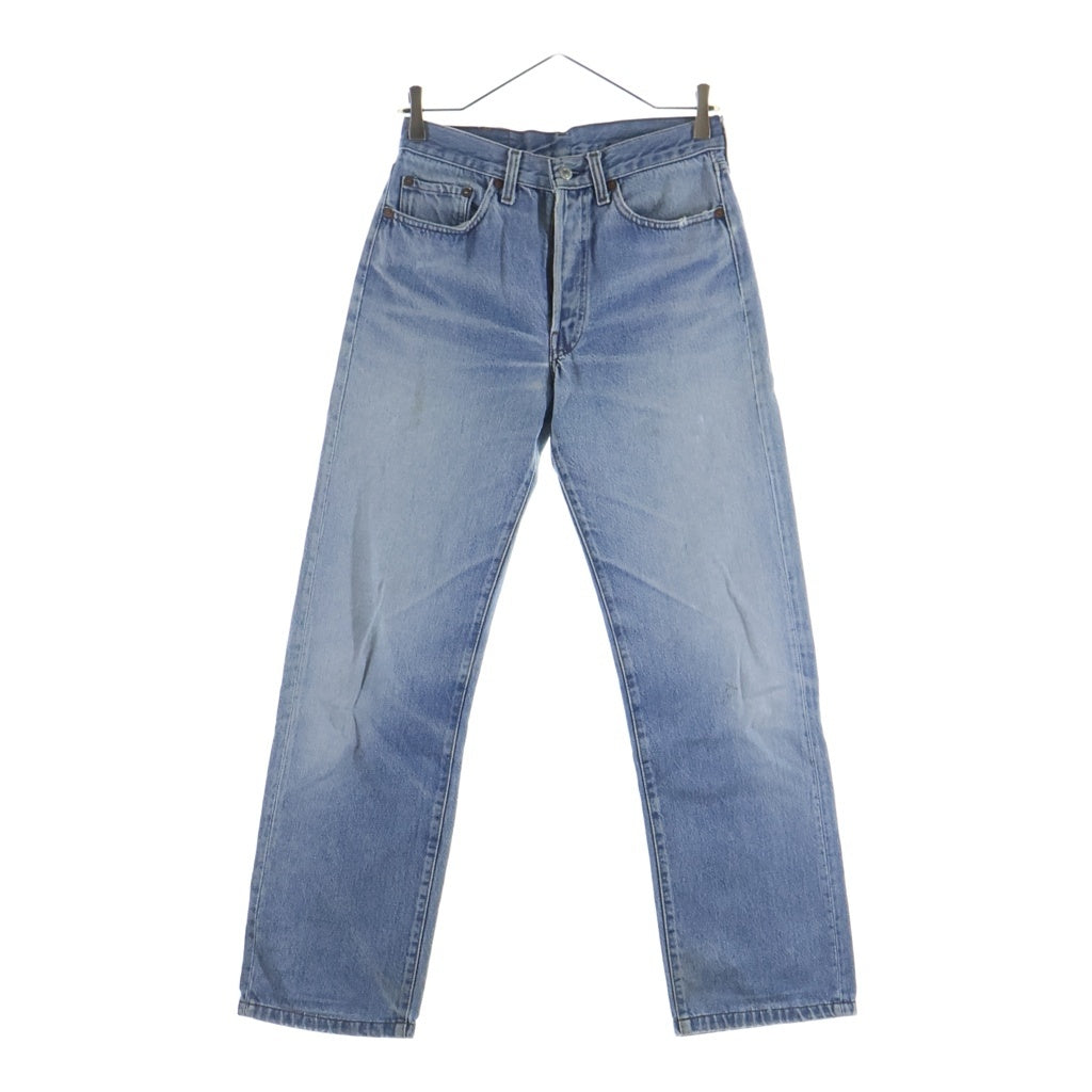 Levi's(リーバイス) 80s VINTAGE 501 ヴィンテージ USA製 バレンシア工場 スモールe ボタン裏555 ボタンフライ ストレートデニムパンツ ジーンズ インディゴ 501-0000