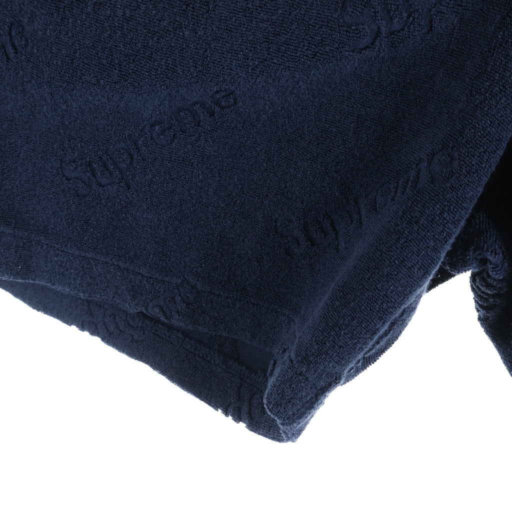 SUPREME(シュプリーム) 19SS Terry Jacquard Logo Short テリージャガード ロゴショーツ ショートパンツ ネイビー