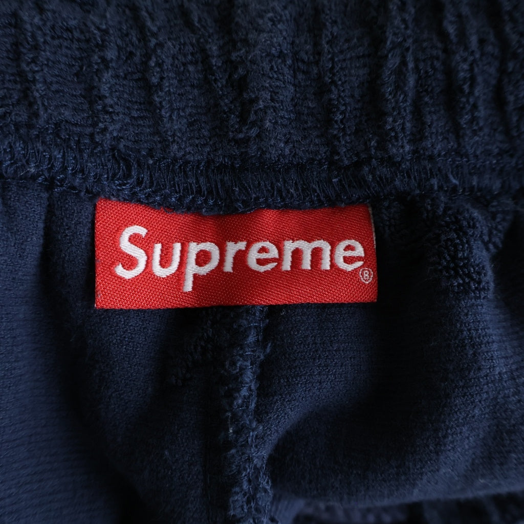 SUPREME(シュプリーム) 19SS Terry Jacquard Logo Short テリージャガード ロゴショーツ ショートパンツ ネイビー