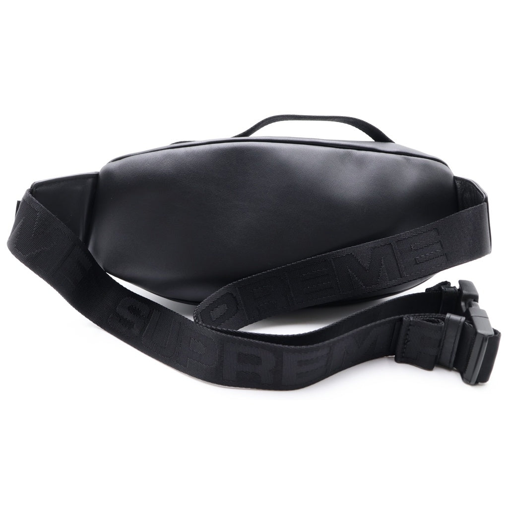 SUPREME(シュプリーム) 23AW Leather Waist Bag レザーウエストバッグ ブラック レディース
