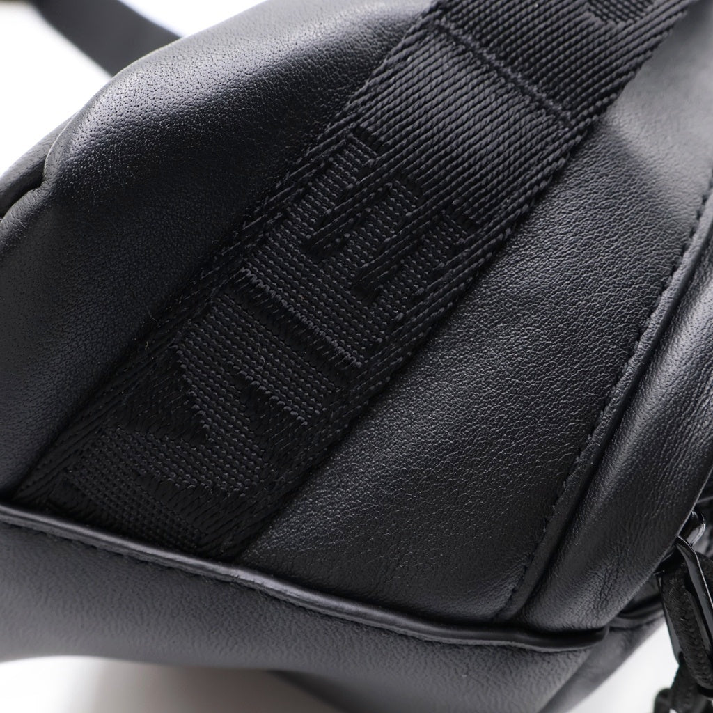 SUPREME(シュプリーム) 23AW Leather Waist Bag レザーウエストバッグ ブラック レディース