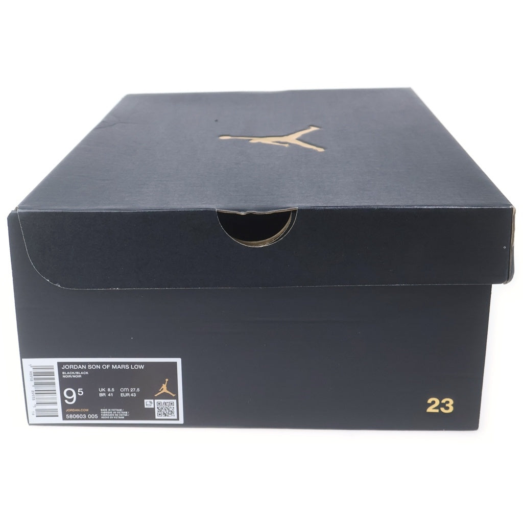 NIKE(ナイキ) JORDAN SON OF MARS LOW 580603ー005 ジョーダン サン オブ マーズ ロー カットスニーカー ブラック US9.5/27.5cm