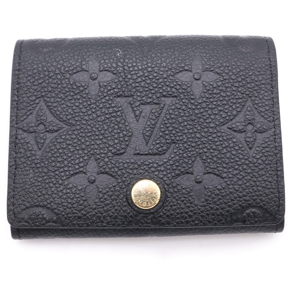 LOUIS VUITTON(ルイヴィトン) モノグラム アンプラント アンヴェロップ カルト ドゥ ヴィジット カードケース ブラック M27908 レディース