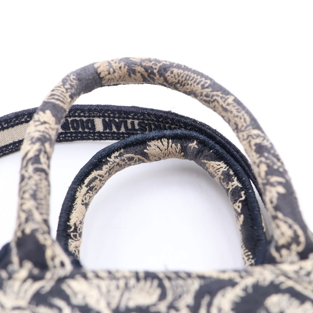 DIOR(ディオール) ブックトート ミニ キャンバス フォンバッグ ショルダーバッグ 2WAY ネイビー レディース