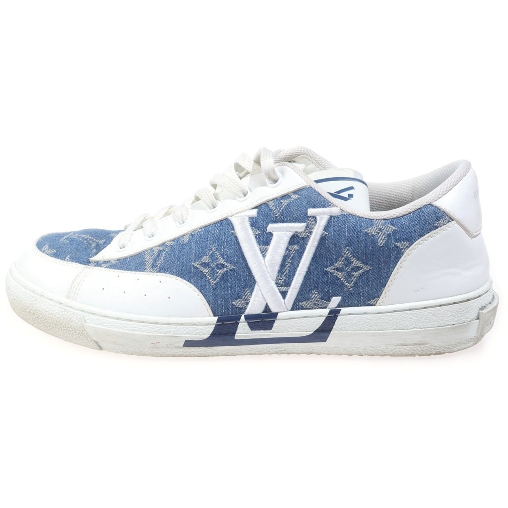 LOUIS VUITTON(ルイヴィトン) 22AW チャーリーライン モノグラムデニム ローカットスニーカー ブルー/ホワイト 1AA47W