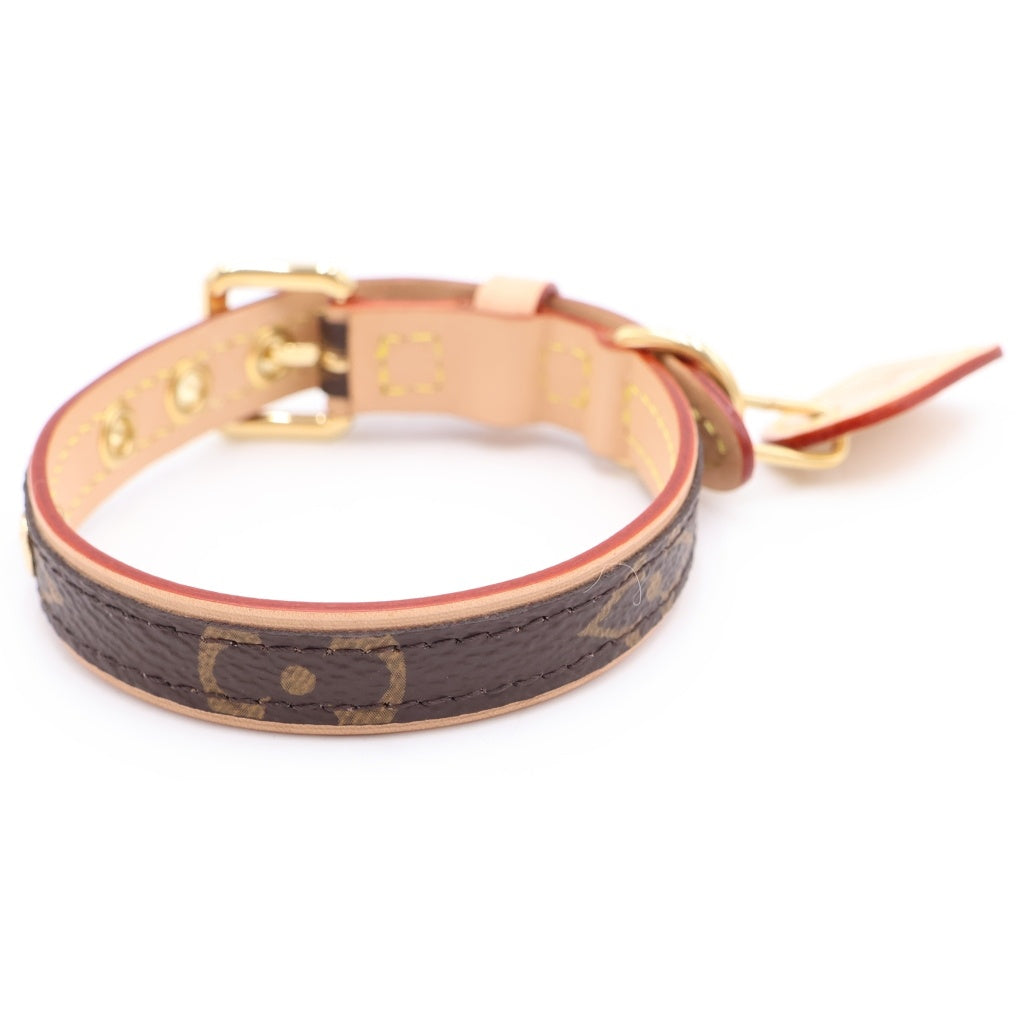 LOUIS VUITTON(ルイヴィトン) ドッグ カラー モノグラム 小型犬用 首輪 ブラウン M80339