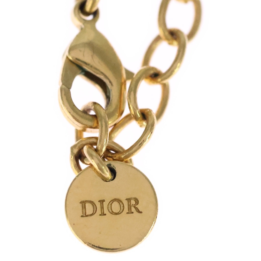 DIOR(ディオール) DIO(R)EVOLUTION N1583DVOCY ディオレボリューション ロゴ ラインストーン GP チョーカー ネックレス ゴールド