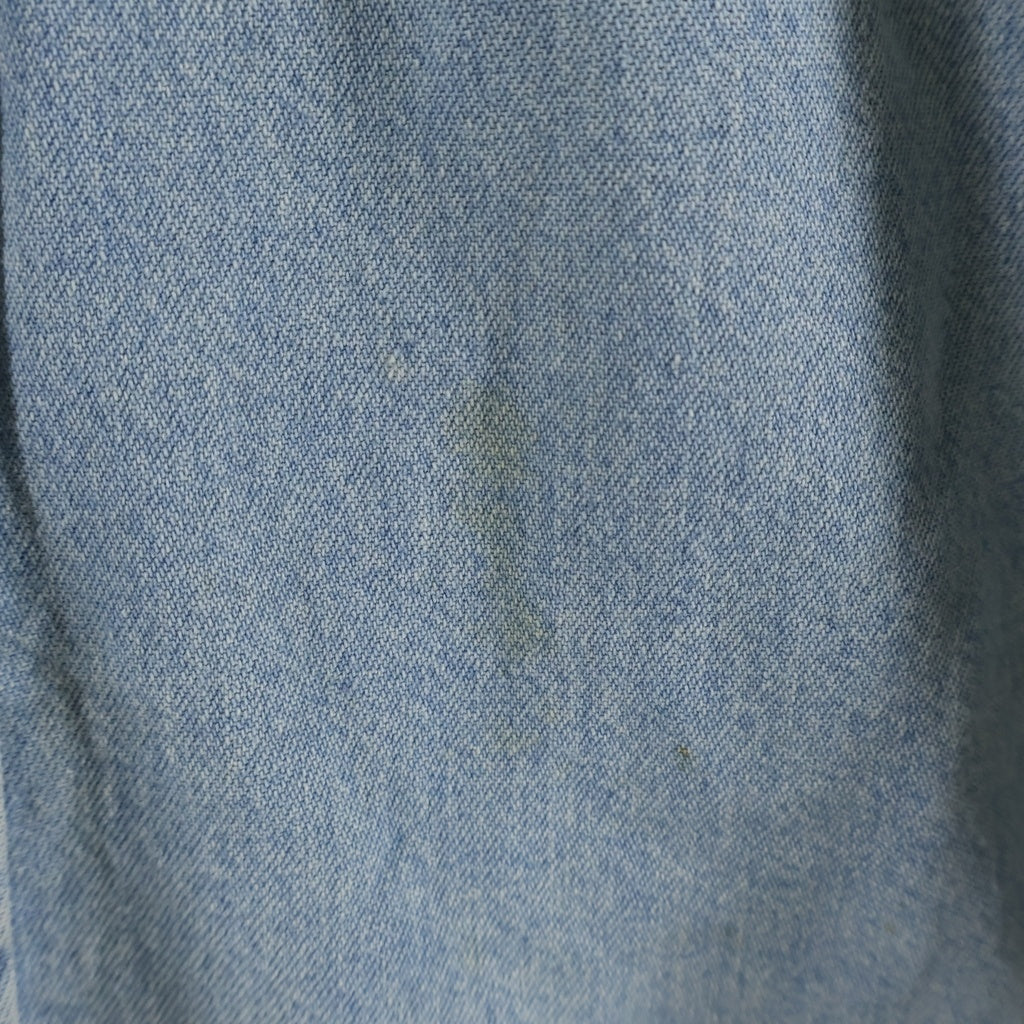 BALENCIAGA(バレンシアガ) 18SS BACK LOGO DENIM SHIRT バックロゴ オーバーサイズ 長袖デニムシャツ ライトブルー 557578 TYE24