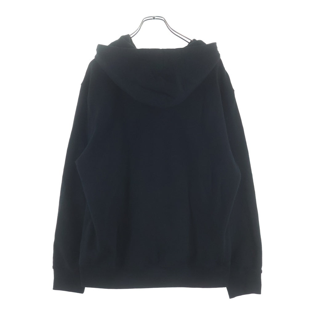 PRADA(プラダ) 23AW Re-Nylon リナイロン トライアングルロゴプレート プルオーバー長袖スウェットパーカー フーディ ブラック UJL45B