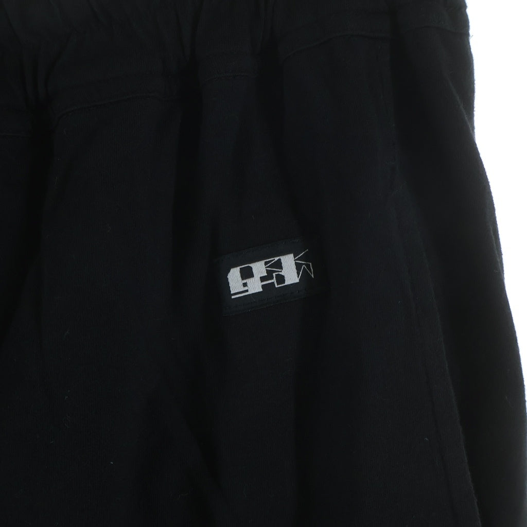 Rick Owens DRKSHDW(リックオウエンス ダークシャドウ) 21SS Drop-Crotch Knee-Length Drawstring Pants ドロップクロッチ ドローストリングパンツ ブラック DU21S2380RN-09