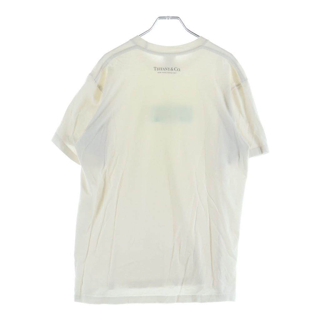 SUPREME(シュプリーム) 21AW Tiffany & Co. Box Logo Tee ティファニー ボックスロゴ クルーネック 半袖Tシャツ カットソー ホワイト