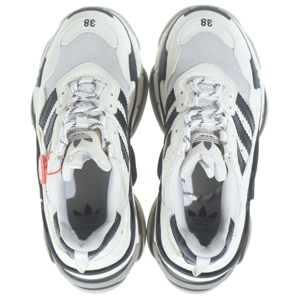 BALENCIAGA(バレンシアガ) ×adidas TRIPRE S アディダス トリプルエス ローカット ダッドスニーカー ホワイト 593994