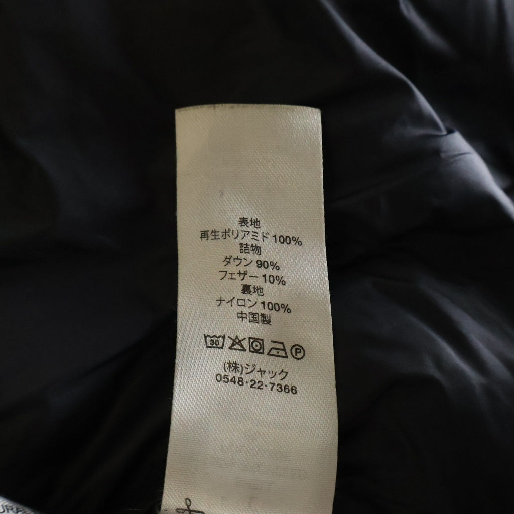 STUSSY(ステューシー) 23AW Wrinkled Nylon Down Puffer Jacket リンクルド ナイロン ダウン パファ- ジャケット ブラック 115729