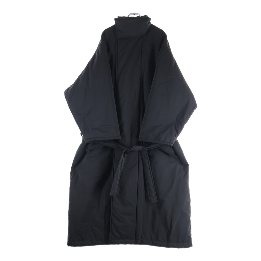 whowhat(フーワット) TIBET HALF COAT チベットハーフ 中綿ナイロンコート ブラック