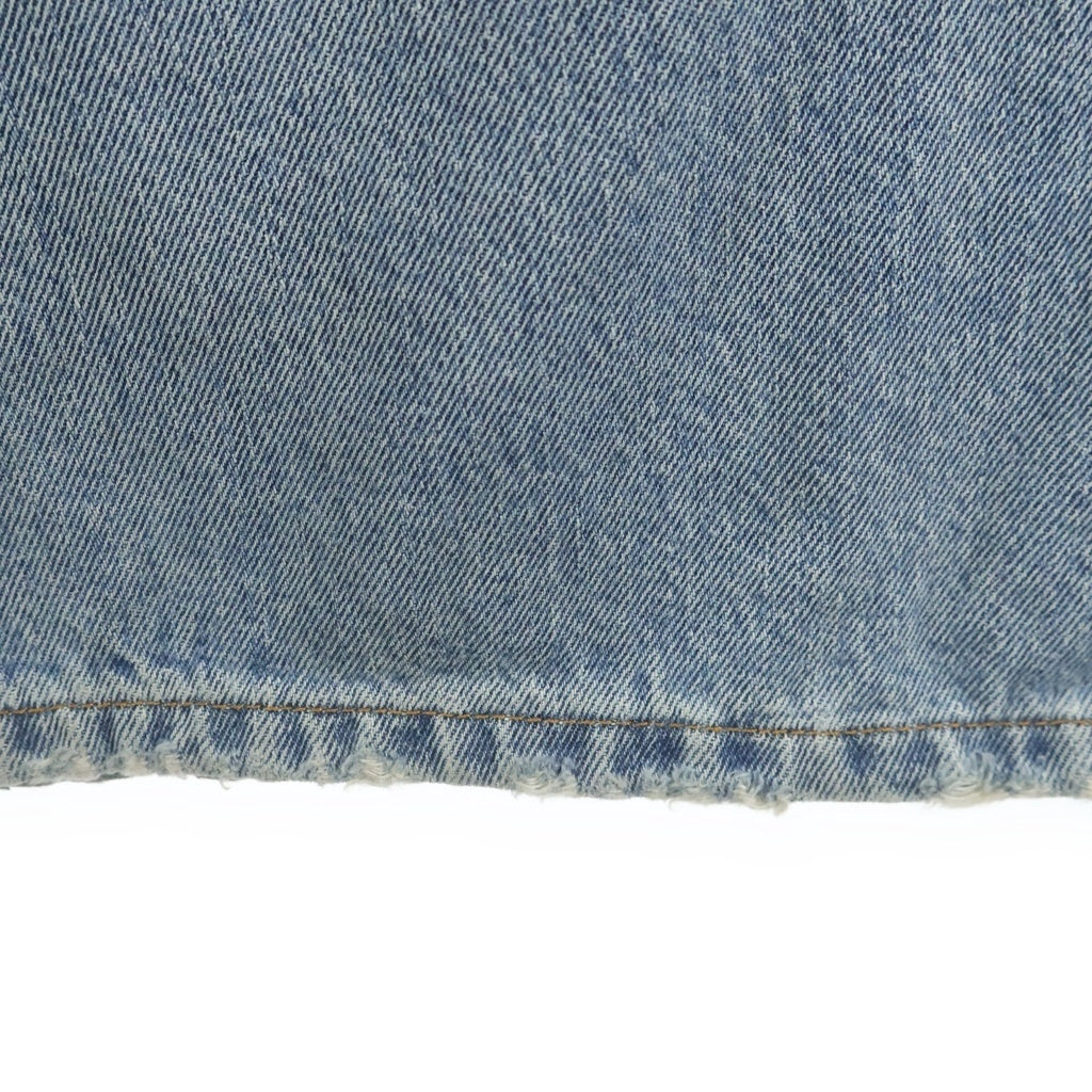BALENCIAGA(バレンシアガ) 22SS LOW CROTCH JEANS 697886 THW25 ロー クロッチ ワイドデニムパンツ ジーンズ ブルー