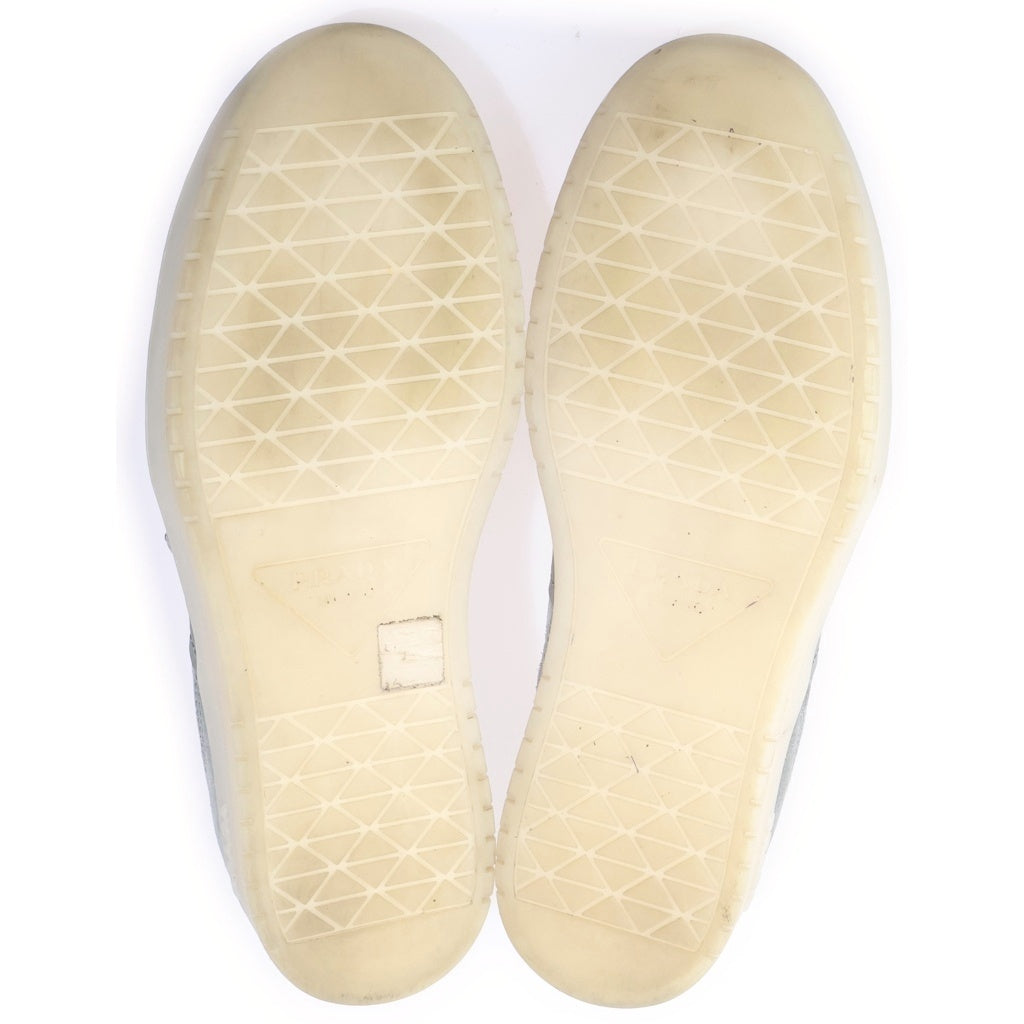 PRADA(プラダ) DOWNTOWN SNEAKERS ダウンタウン スウェードレザー ナイロン ローカットスニーカー グレー 2EE364