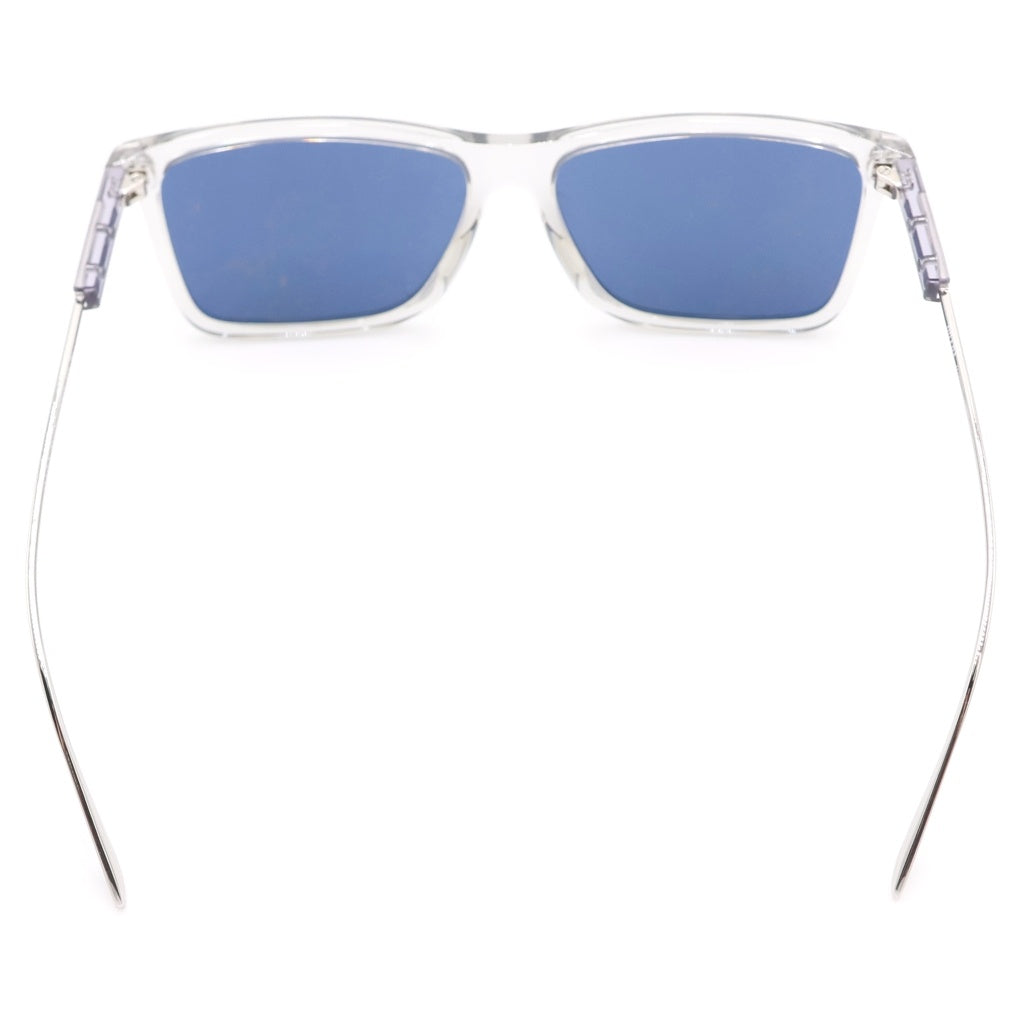 PRADA(プラダ) クリアフレーム ブルーカラーレンズ アジアンフィット サングラス 眼鏡 アイウェア シルバー/ブルー SPR017-F SPR017-F