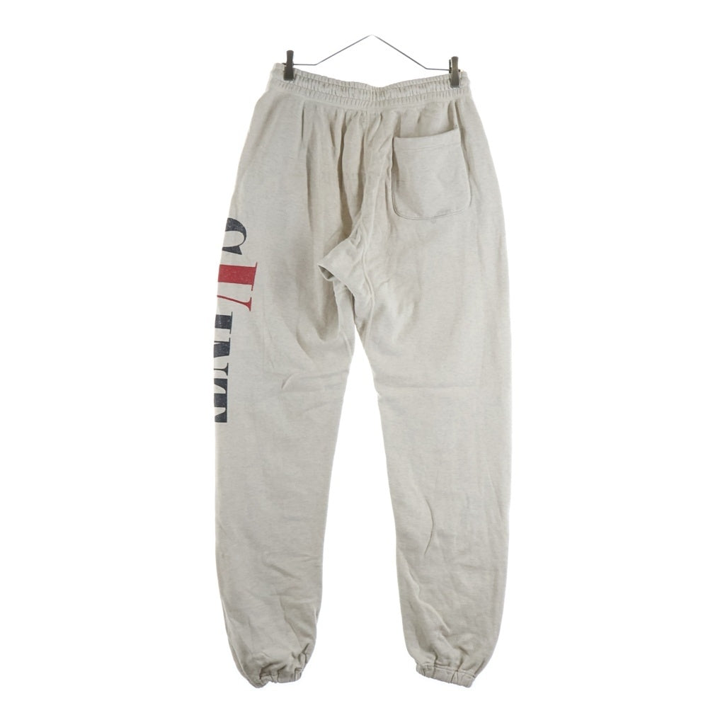SAINT MICHAEL(セントマイケル) 22SS ×VLONE SWEAT PANTS ヴィーロン ロゴプリント スウェット パンツ アイボリー SM-S22-0000-084