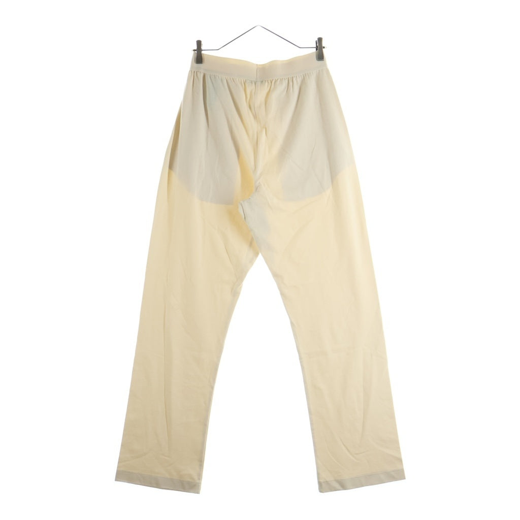 FEAR OF GOD(フィアオブゴッド) 23AW Lounge Pants フロントラバーロゴ ラウンジパンツ スウェットパンツ アイボリー