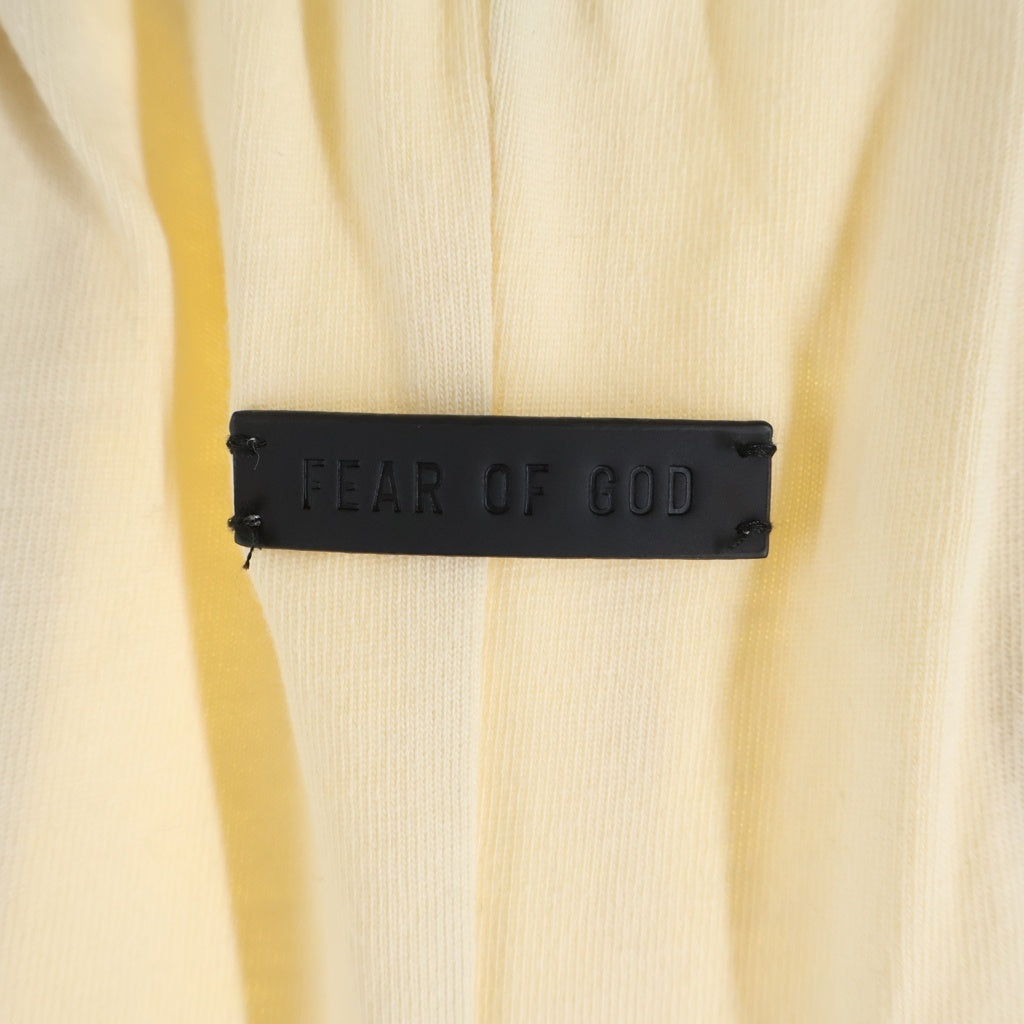 FEAR OF GOD(フィアオブゴッド) 23AW Lounge Pants フロントラバーロゴ ラウンジパンツ スウェットパンツ アイボリー