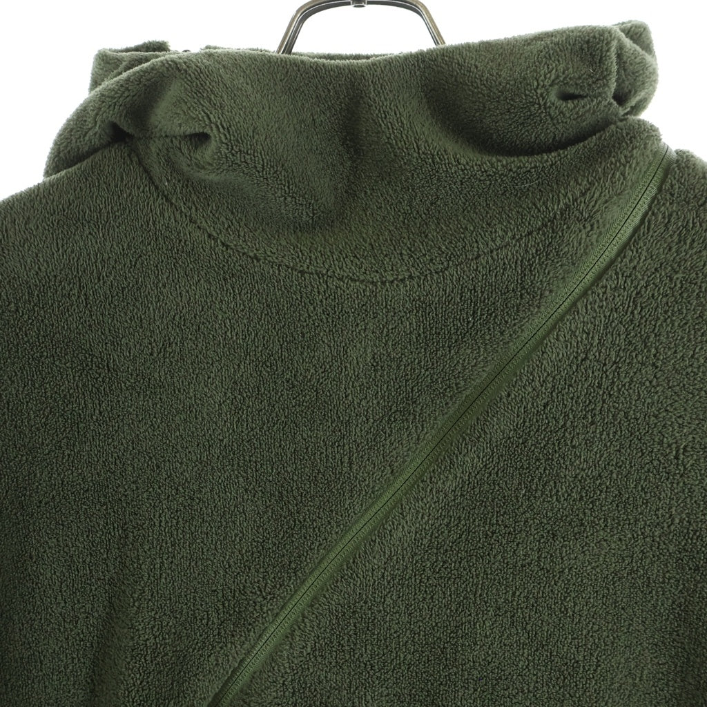 POST ARCHIVE FACTION(ポストアーカイブファクション) 5.1 HOODIE CENTER 5.1 OHC-OG ジップアップフリースフーディジャケット オリーヴ