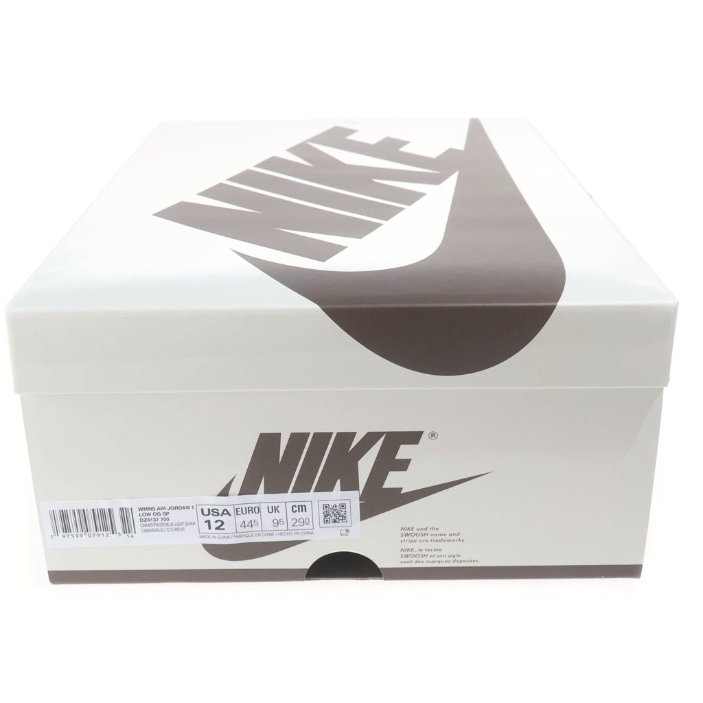 NIKE(ナイキ) ×TRAVIS SCOTT WMNS AIR JORDAN 1 RETRO LOW OG CANARY DZ4137-700 トラヴィススコット ウィメンズ エアジョーダン1 レトロ カナリー ローカットスニーカー US12/29cm