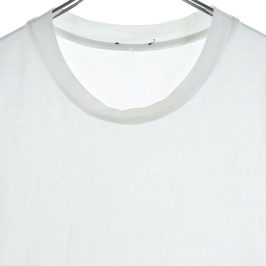 FENDI(フェンディ) 23SS ズッカ ロゴ総柄 クルーネック半袖Tシャツカットソー ホワイト/ブラウン FAF682 AN68