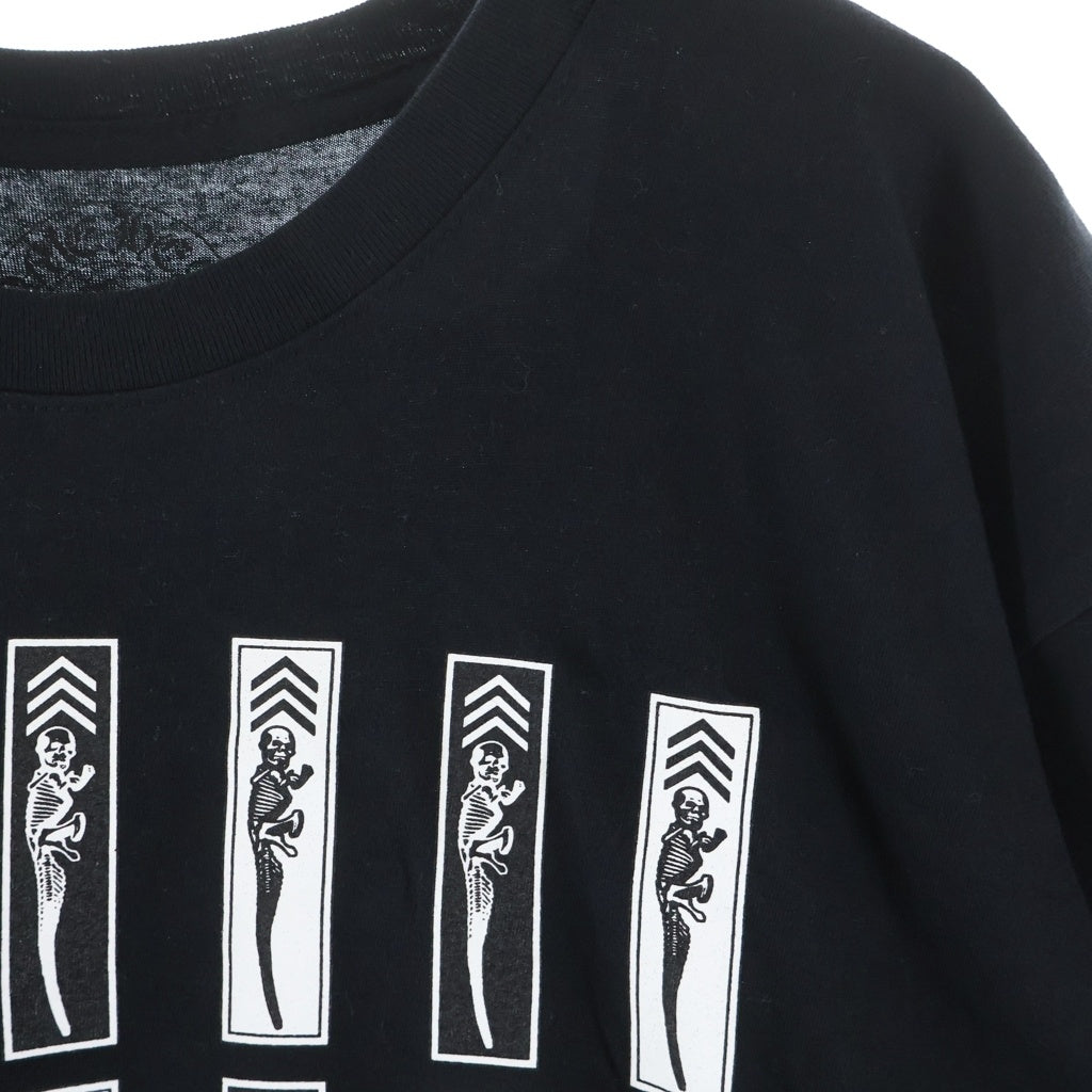 CHROME HEARTS(クロムハーツ) FOTI S/S TEE JARVIS ジャーヴィス プリントクルーネック半袖Tシャツカットソー ブラック