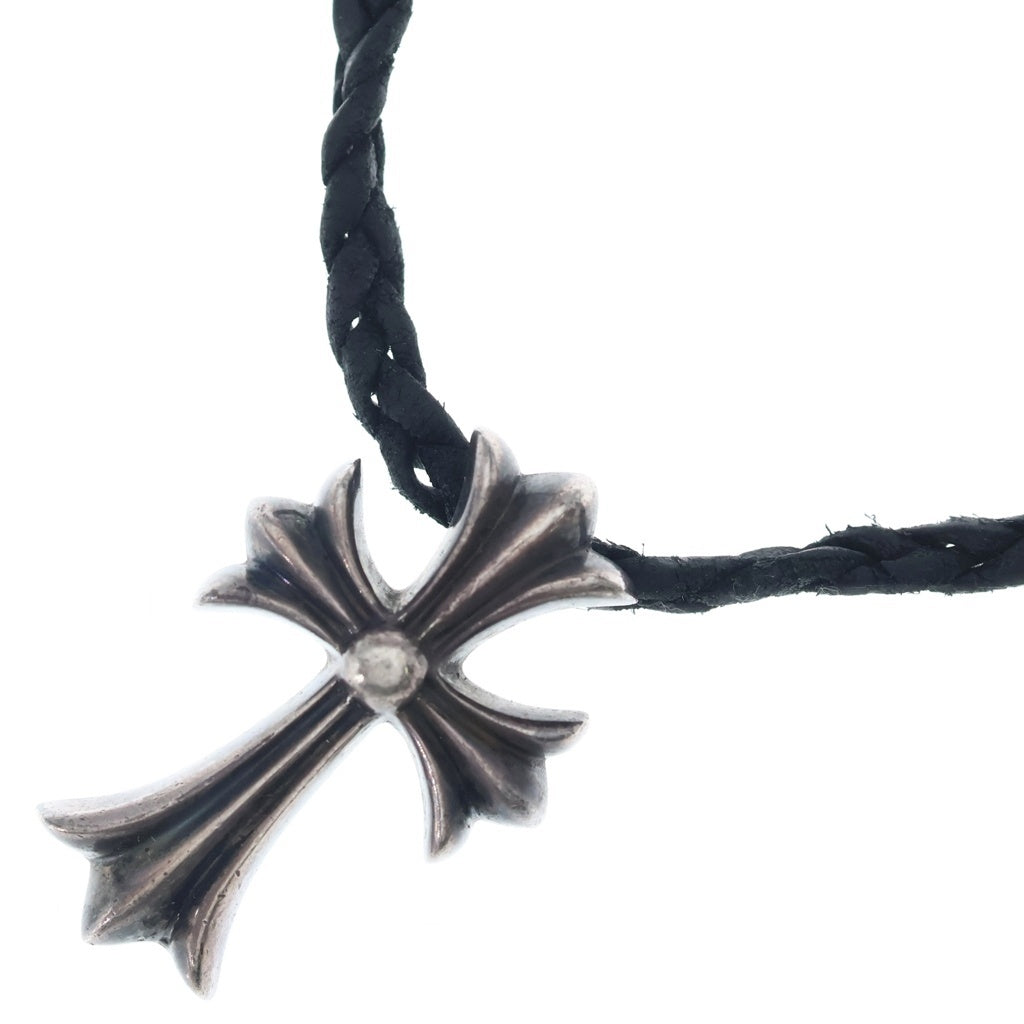 CHROME HEARTS(クロムハーツ) CH CRS SMLスモールCHクロス BC ボロチップブレイド ネックレス シルバー BCA220 -