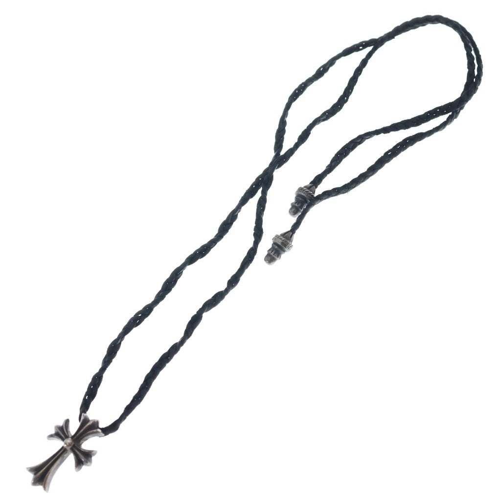 CHROME HEARTS(クロムハーツ) CH CRS SMLスモールCHクロス BC ボロチップブレイド ネックレス シルバー BCA220 -