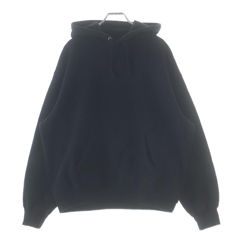 SUPREME(シュプリーム) 22AW Satin Applique Hooded Sweatshirt サテンアップリケ プルオーバー長袖スウェットパーカー フーディ ブラック -