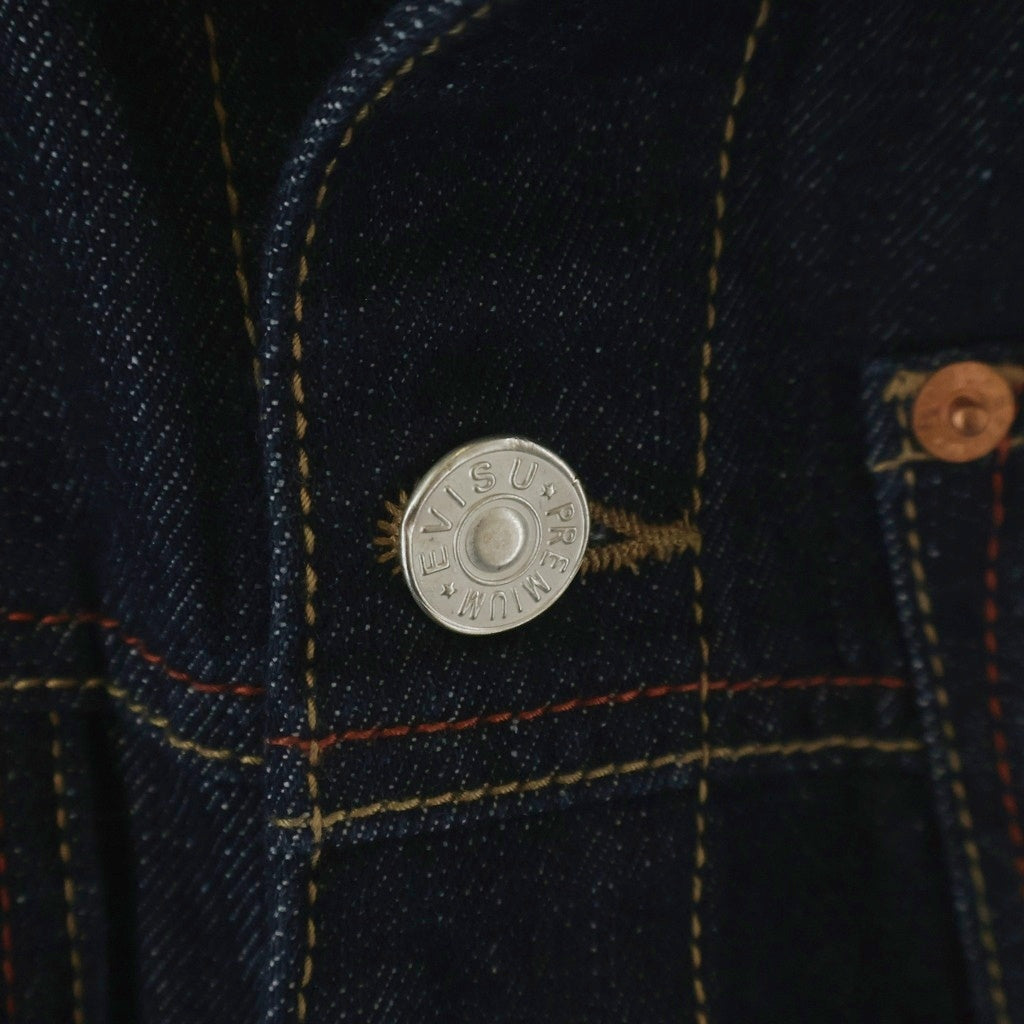 EVISU(エビス) Multi Pocket Denim Jacket 韓国限定 マルチポケット デニムジャケット インディゴ EY5MJJ702