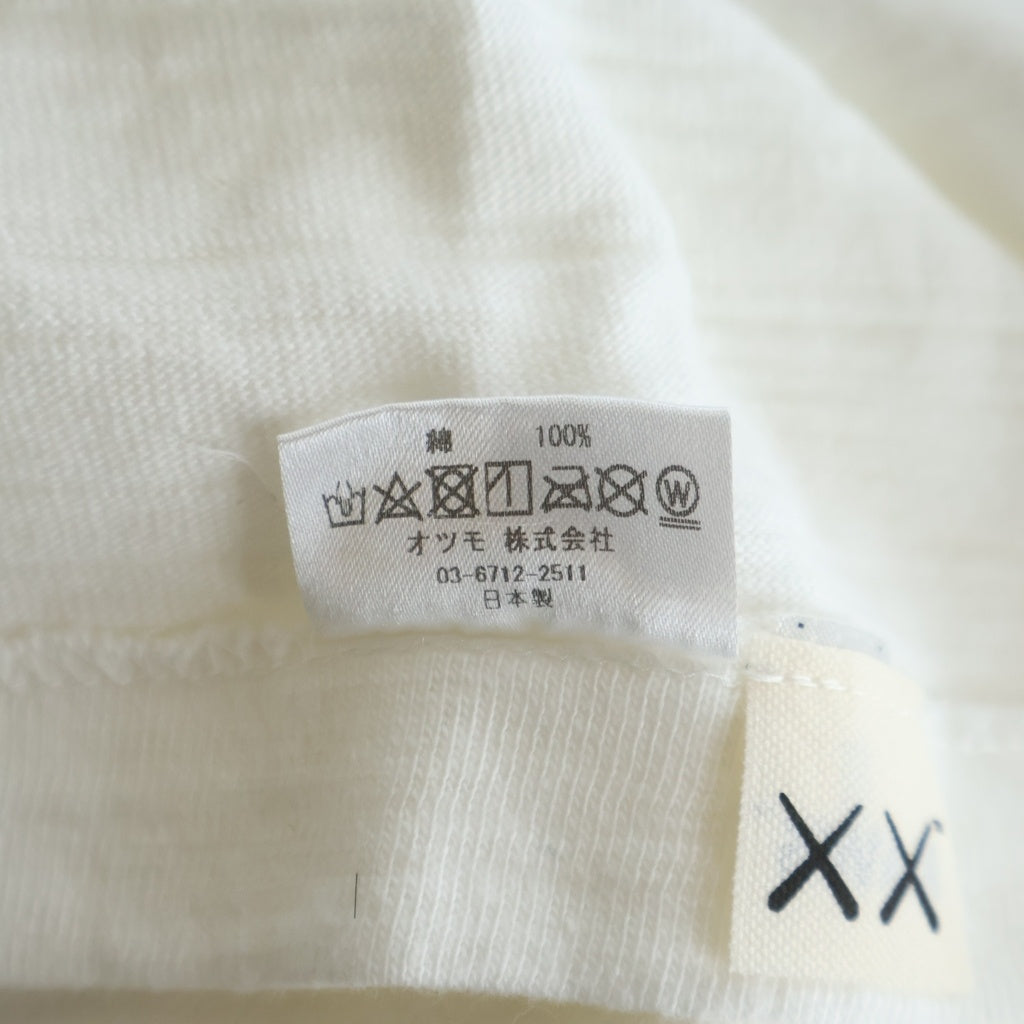 HUMAN MADE(ヒューマンメイド) 26SS ×KAWS MADE GRAPHIC T-SHIRT XX26TE006 カウズ メイド フロントアニマルグラフィックプリント クルーネック半袖Tシャツカットソー ホワイト XX26TE006