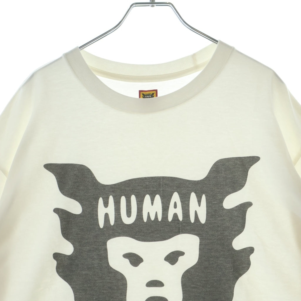 HUMAN MADE(ヒューマンメイド) 24AW 2024.12.23 DAILY GRAPHIC S/S T-SHIRT デイリー グラフィックロゴプリント クルーネック半袖Tシャツカットソー ホワイト -