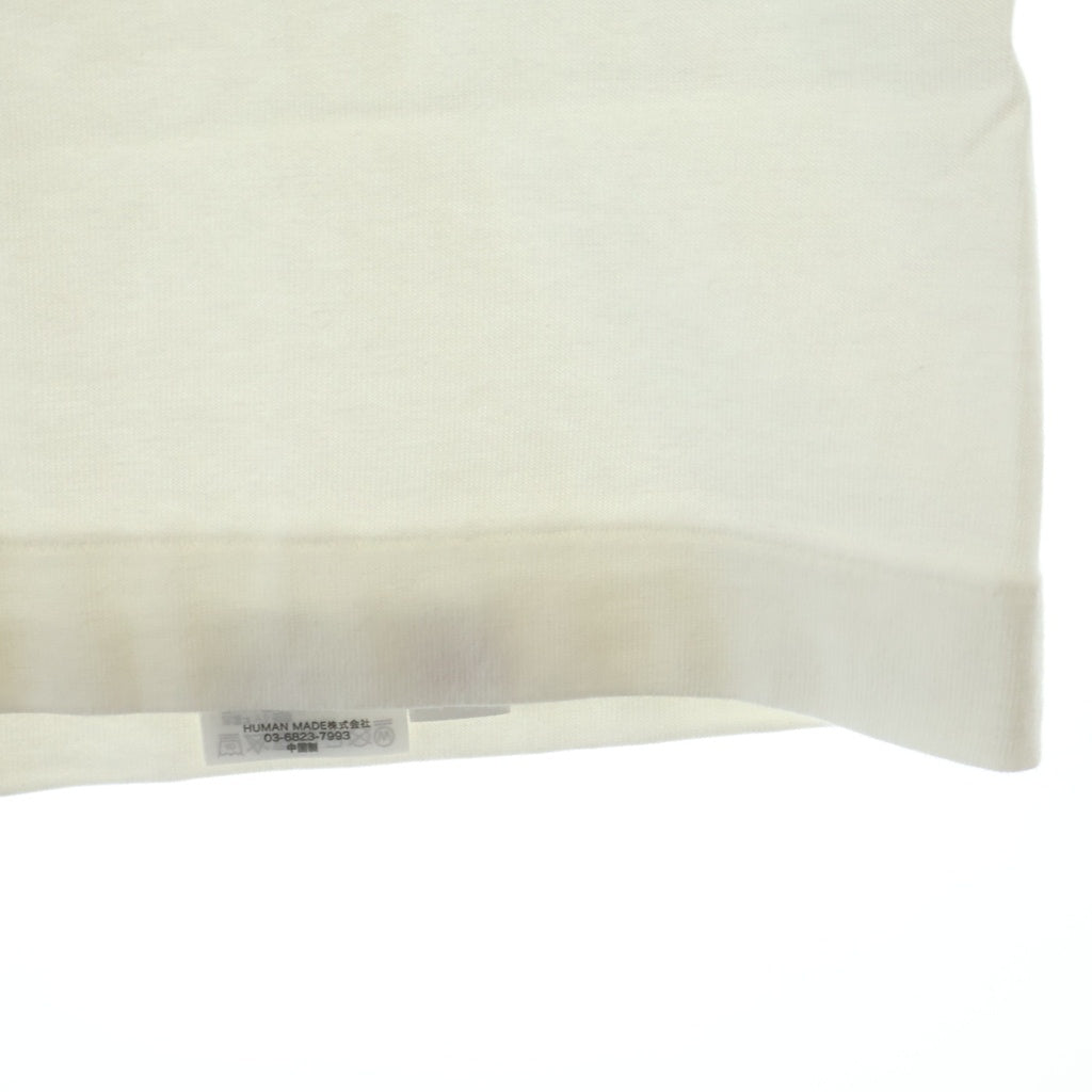 HUMAN MADE(ヒューマンメイド) 24AW 2024.12.23 DAILY GRAPHIC S/S T-SHIRT デイリー グラフィックロゴプリント クルーネック半袖Tシャツカットソー ホワイト -
