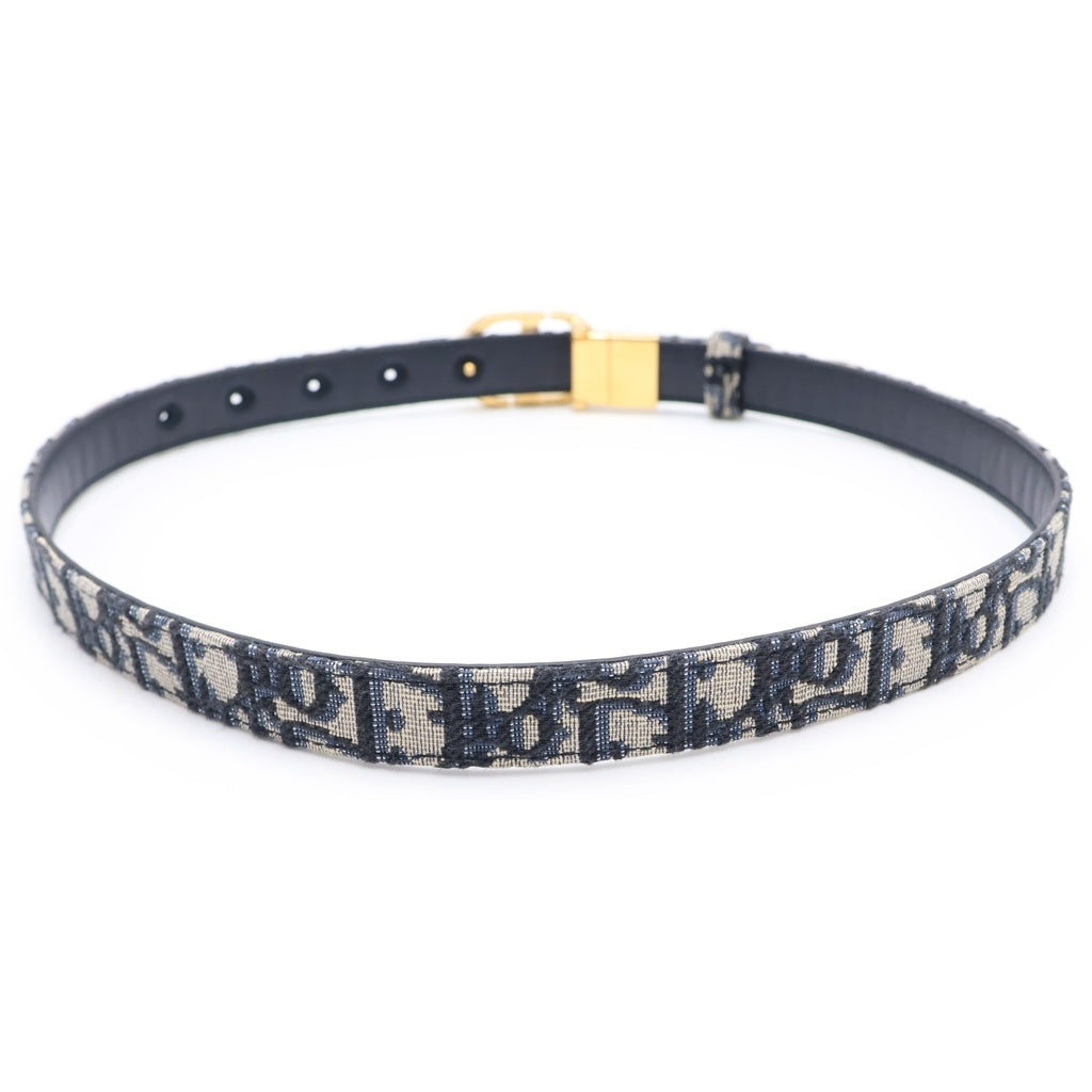 Christian Dior(クリスチャンディオール) 30 Montaigne Reversible モンテーニュ リバーシブル ベルト ネイビー/ホワイト B0178UWEO B0178UWEO
