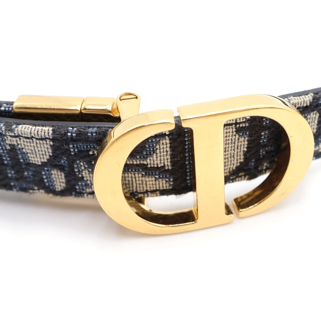 Christian Dior(クリスチャンディオール) 30 Montaigne Reversible モンテーニュ リバーシブル ベルト ネイビー/ホワイト B0178UWEO B0178UWEO