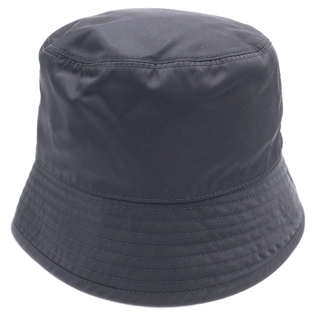 PRADA(プラダ) 25SS Re-Nylon リナイロン トライアングルロゴ バケットハット 帽子 ブラック 2HC137