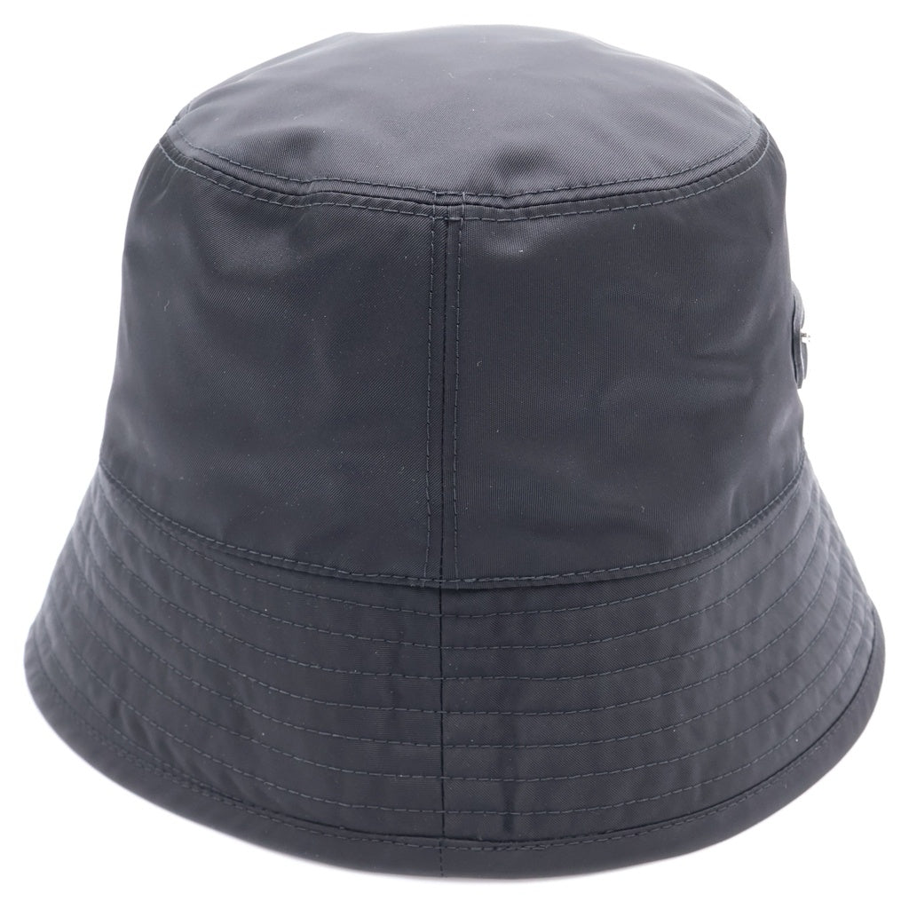 PRADA(プラダ) 25SS Re-Nylon リナイロン トライアングルロゴ バケットハット 帽子 ブラック 2HC137