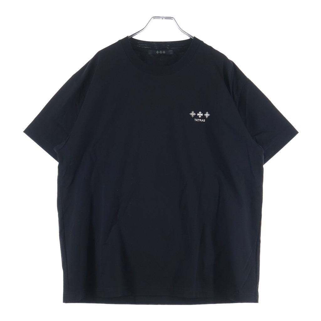 TATRAS(タトラス) NUNKI ショートスリーブクルーネック半袖Tシャツカットソー ブラック MTAT25S8193-M