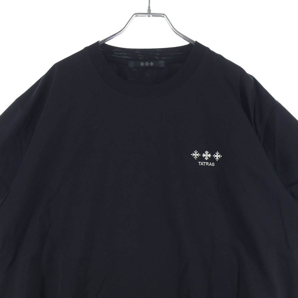 TATRAS(タトラス) NUNKI ショートスリーブクルーネック半袖Tシャツカットソー ブラック MTAT25S8193-M