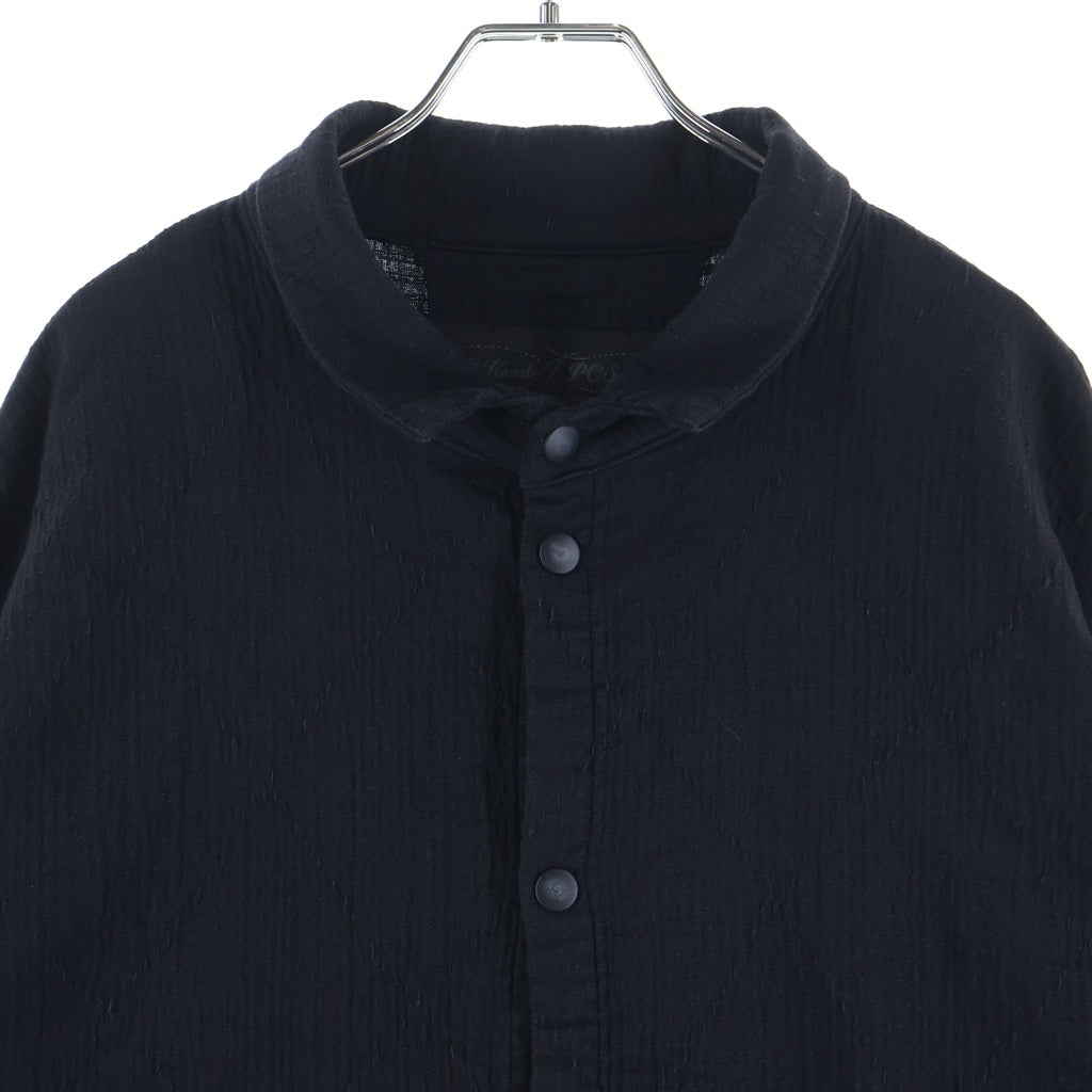 Porter Classic(ポータークラシック) SASHIKO LIGHT SHIRT JACKET 刺し子 コットンシャツ ジャケット ブラック ‐