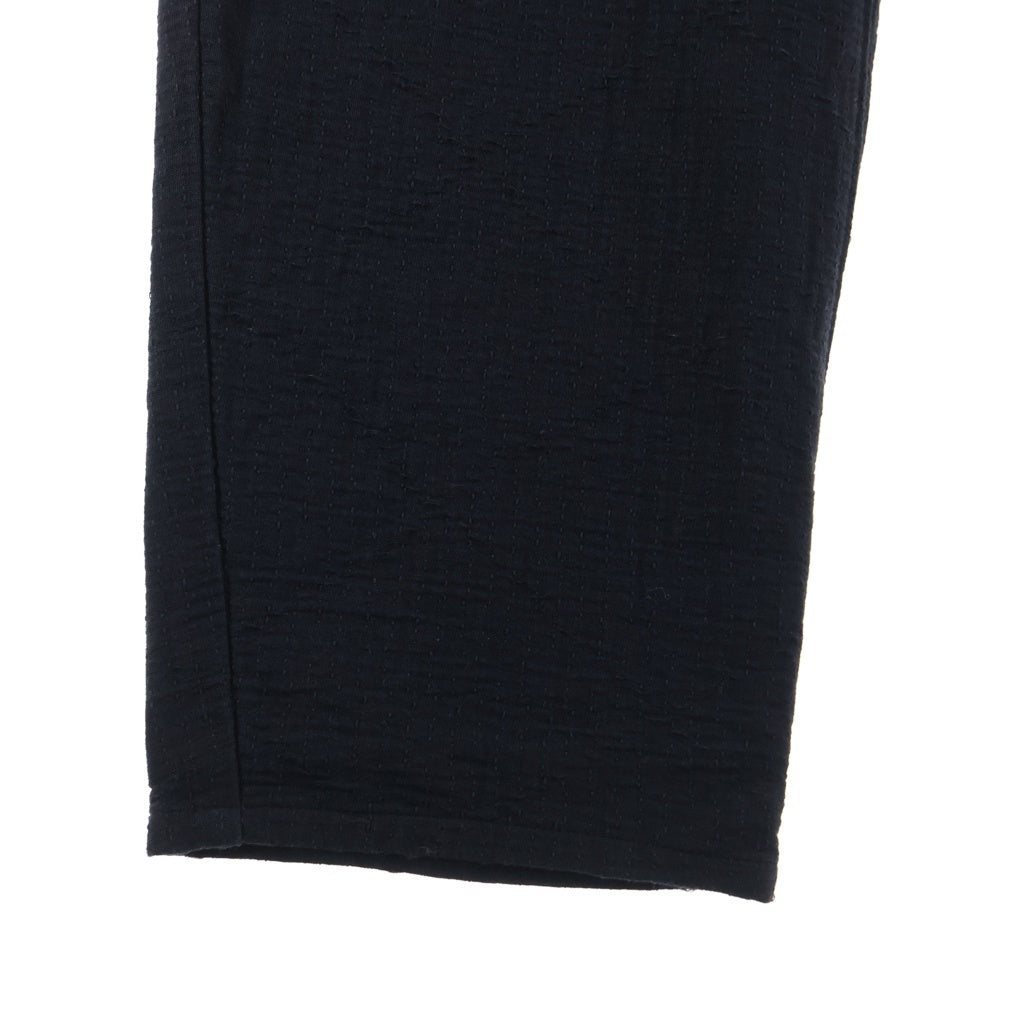 Porter Classic(ポータークラシック) SASHIKO LIGHT EASY PANTS 刺し子 コットンパンツ ブラック ‐