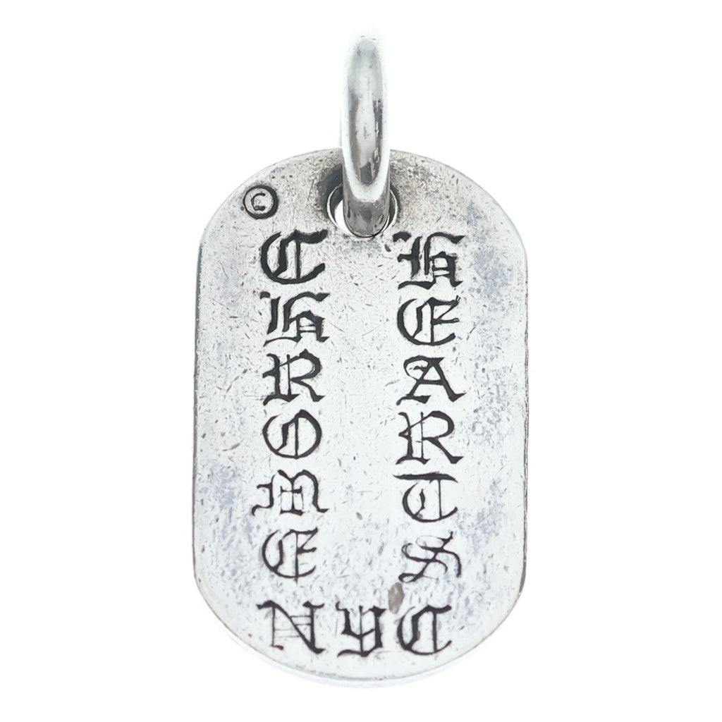 CHROME HEARTS(クロムハーツ) D TAG SML LTD NYC限定 スモールドッグタグ NYC限定ネックレストップ シルバー -
