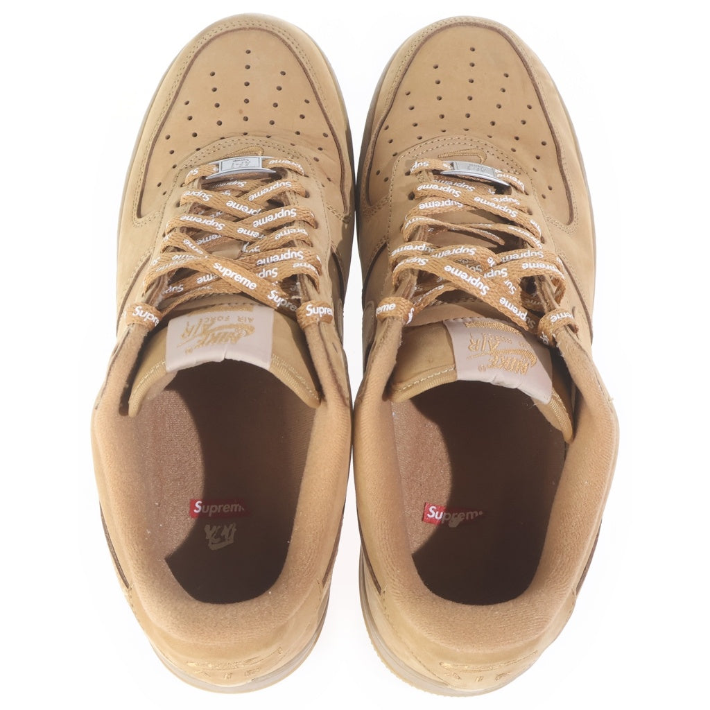 NIKE(ナイキ) ×SUPREME Air Force 1 Low Flax Wheat DN1555-200 シュプリーム エアフォース1 ロー フラックス ウィート ローカットスニーカー US10/28cm ブラウン