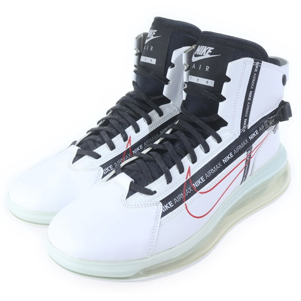 NIKE(ナイキ) Air Max 720 Saturn White Black Red エアマックス720 サターン ハイカットスニーカー US10.5/28.5cm ホワイト/ブラック A02110-100