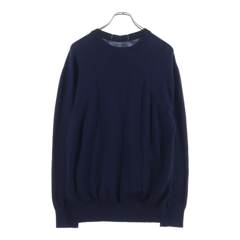 JIL SANDER(ジルサンダー) 23AW SWEATER CN LS クルーネック ウールニットセーター ネイビー J23GP0003 J14532