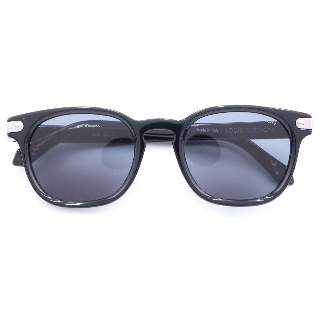 LOUIS VUITTON(ルイヴィトン) LV シグネチャー・スクエア ラウンド サングラス アイウェア ブラック Z1963U-93L